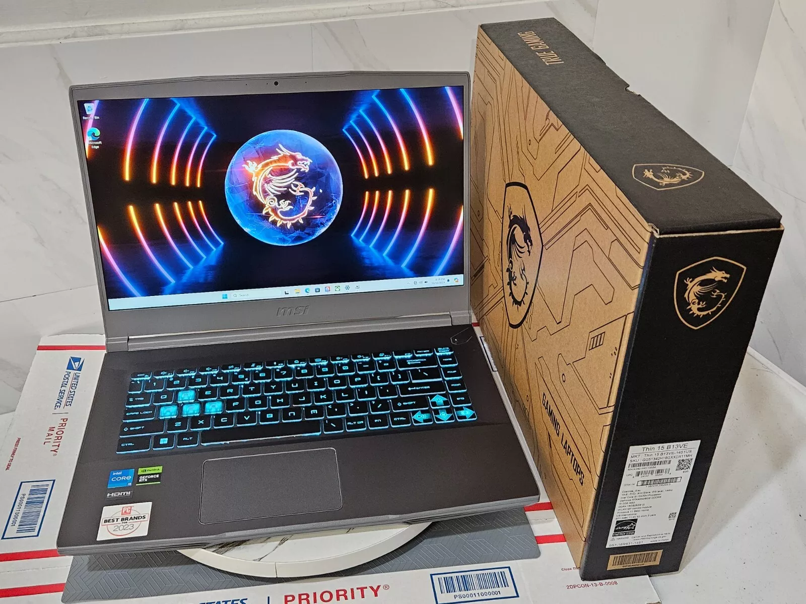 LAPTOP MSI BRAVO 15 C7VFKP-226US -OPEN BOX