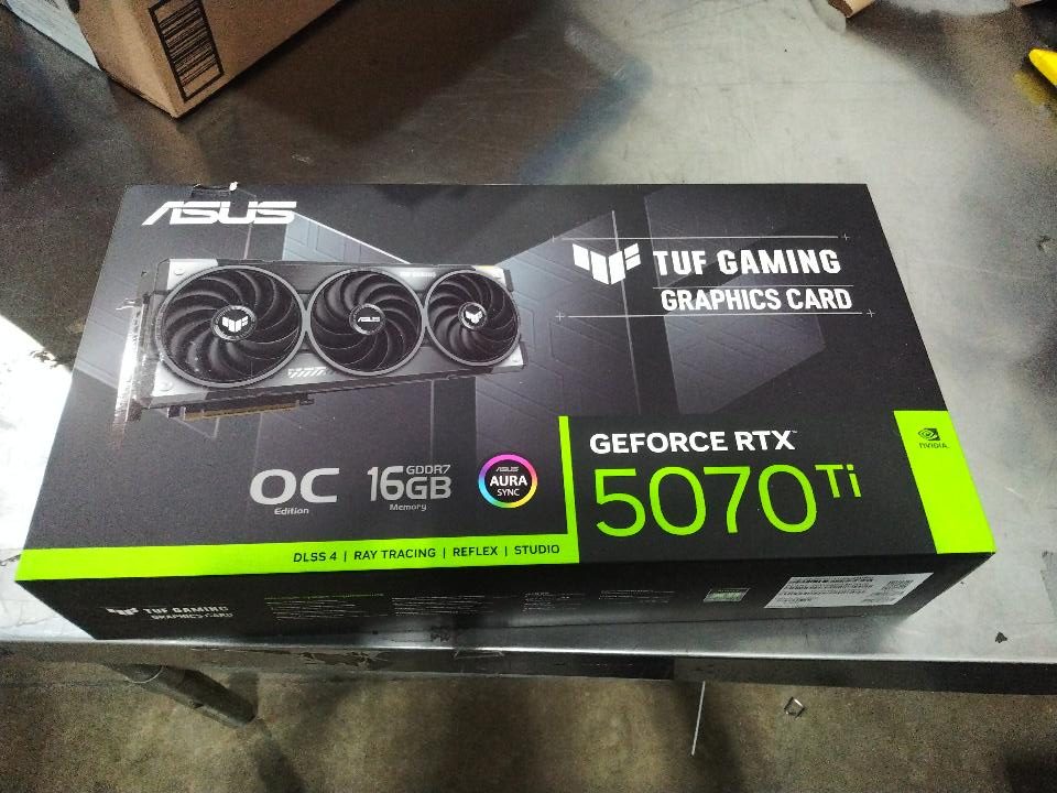 ASUS model TUF-RTX5070TI-O16G-GAMING USED